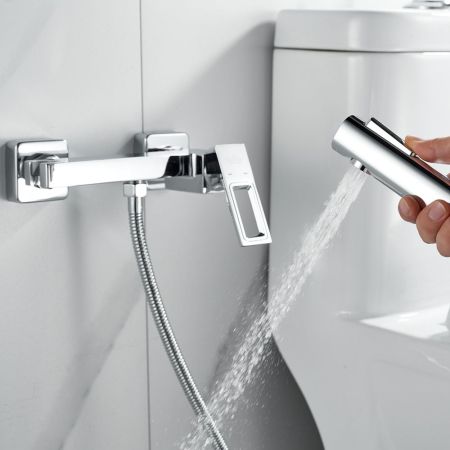 Гигиенический душ со смесителем Raffine F0596-1, хром