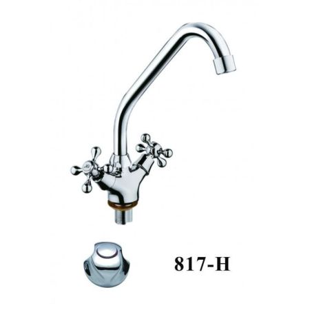 Смеситель для кухни D-Lin D153817-H, хром