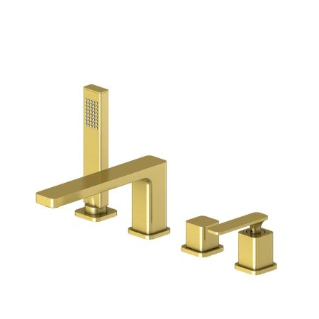 Смеситель для ванны с душем, врезной Timo Torne 4330/00-17Y золото матовое, артикул 4330/17Y