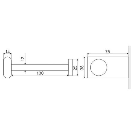 Держатель для туалетной бумаги открытый EXCELLENT Kobo (хром), артикул DOEX.1708CR