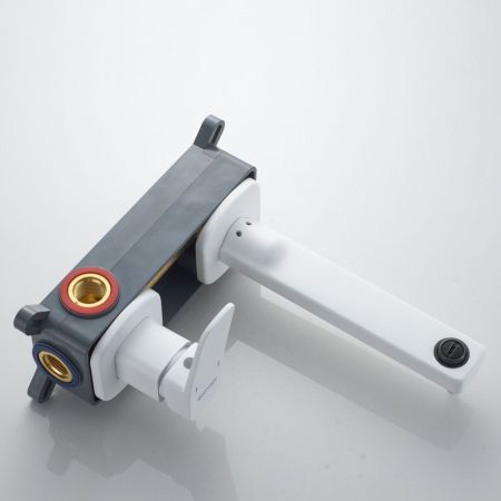 Смеситель для раковины встраиваемый Shevanik S9941C, белый