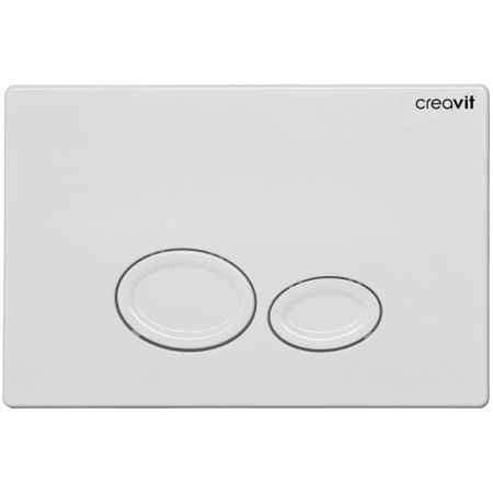 Клавиша смыва Creavit Drop GP2001.00 Белая, артикул GP2001.00