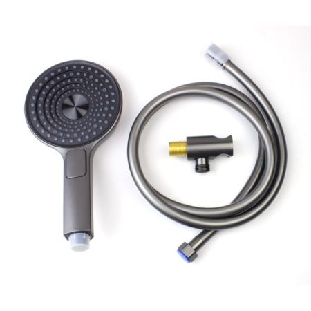 Душевая система встраиваемая с термостатом Bronze de Luxe OMG! 1011GM, графит, артикул 1011GM