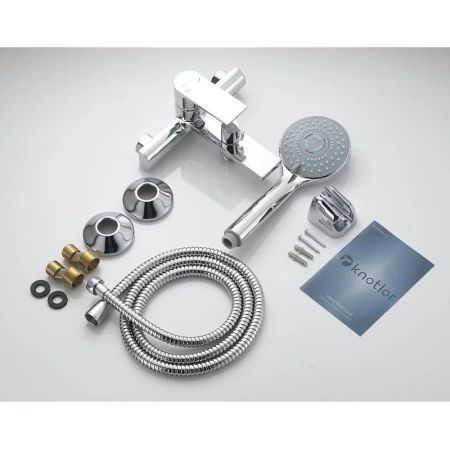Смеситель для ванны Knotlor KN-32, хром, артикул KN-32