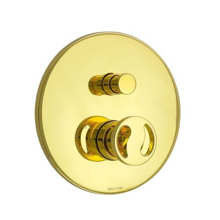 REVERSA См-ль скрытого монтажа моноком. 2-х позиционный с девиатором, золото, артикул 28210