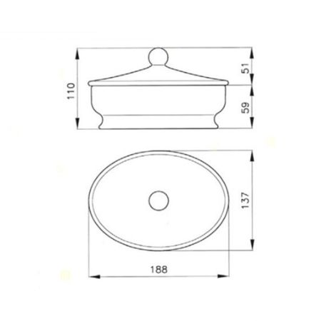 Nicolazzi On Shelf Баночка с крышкой для хранения, цвет: белая, артикул 6004