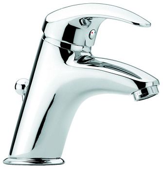 Смеситель Luxor с донным клапаном для раковины, цвет хром