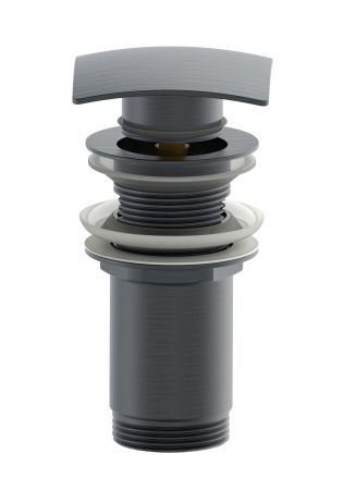 Донный клапан для раковины 1 1/4 WONZON & WOGHAND, Темный графит (WW-88SS08-BGM)