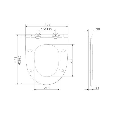 C117853WH Awe сиденье для унитаза микролифт, артикул C117853WH