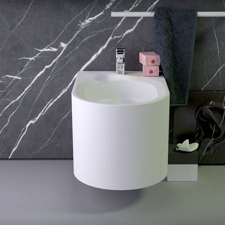 KNIEF Pearl Биде подвесное   560*390мм с 1 отв под смеситель,цвет:белый матовый, артикул 0600-055-01 bi matt