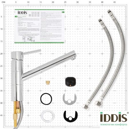 Смеситель для кухни Iddis Velikan VE2SBP0i05 Хром
