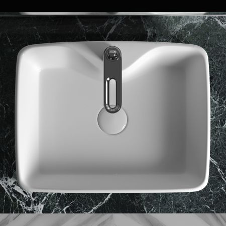 Умывальник чаша накладная прямоугольная Element 480*370*130мм CN6033, артикул CN6033