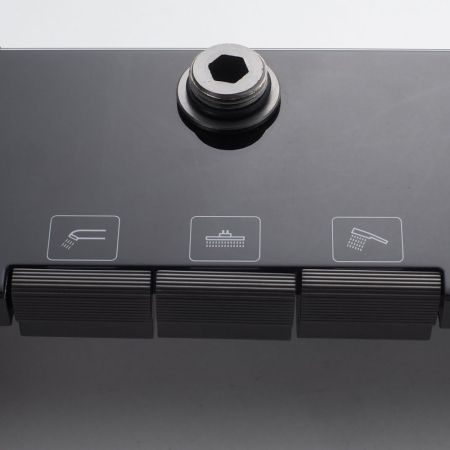 Душевая система Shevanik S4726T, оружейная сталь, артикул S4726T