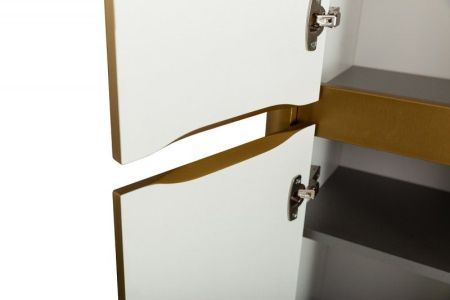 RELAX Шкаф подвесной с двумя распашными дверцами с доводчиками, с двумя полками, универсальный, Дуб карамельный, 400x300x1500, RELAX-1500-2A-SO-RC-P, артикул RELAX-1500-2A-SO-RC-P