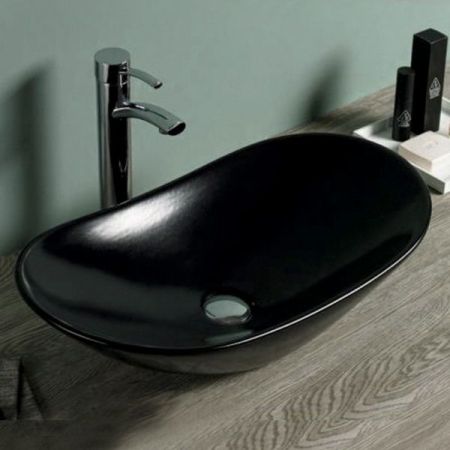 Раковина Melana 61 MLN-7811AMB Черный, артикул MLN-7811AMB