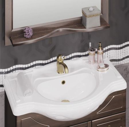 Мебель для ванной Тибет 85 Opadiris Орех антикварный, артикул 