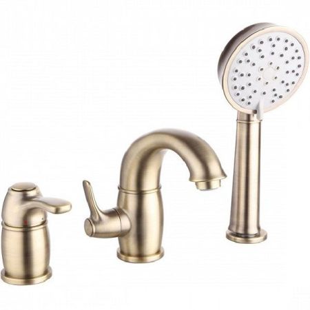 Смеситель на борт ванны Iddis Oldie OLDBR30i07 Бронза, артикул OLDBR30i07