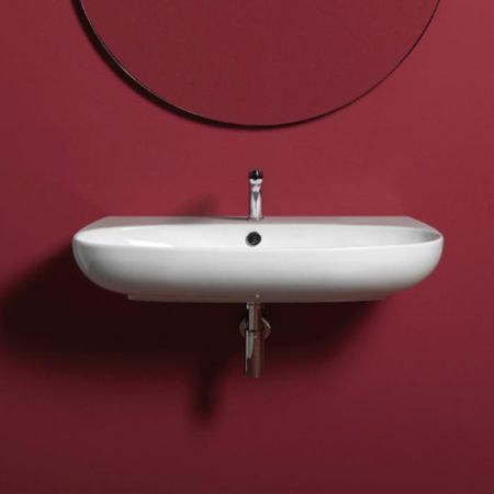 SIMAS Vignoni раковина накладная/подвесная 80*50см, с 1 отв. под смеситель, цвет: белый, артикул VI11bi*1