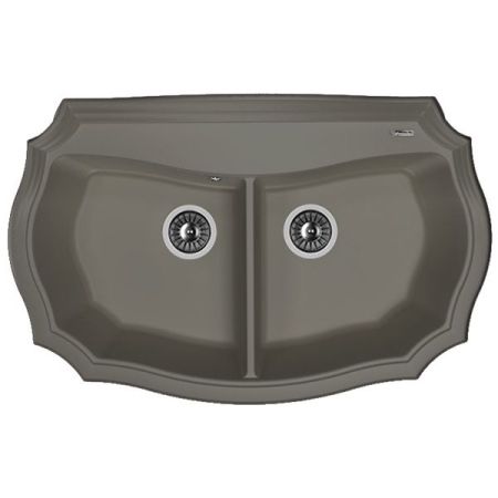 Кухонная мойка Florentina Эмилия 870 20.365.F0870 Антрацит, артикул 20.365.F0870.302