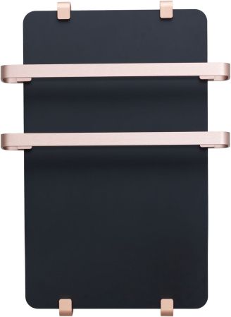 Полотенцесушитель электрический Allen Brau Infinity 100x44 с рейлингом 2.0 и креплением, медь браш