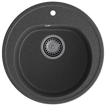 Кухонная мойка GranFest RONDO 510, графит