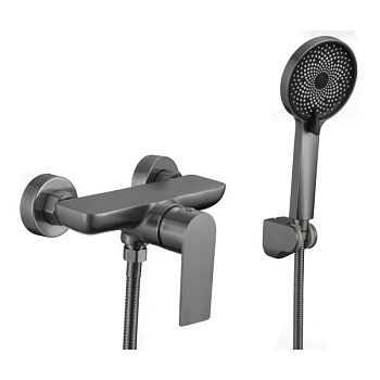 Смеситель для душа Fmark FS8802Q, графит