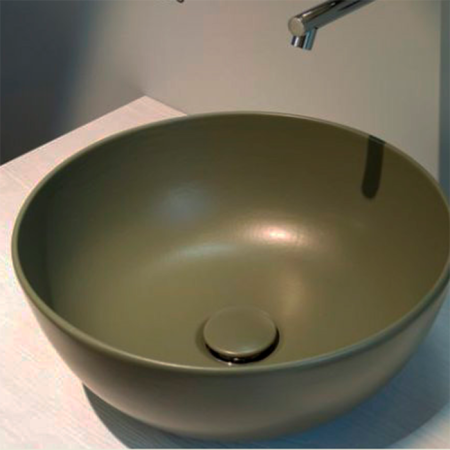 GLOBO T-Edge Раковина-чаша на столешницу D=37см H=16см, цвет Felce, артикул B6T37FE*0