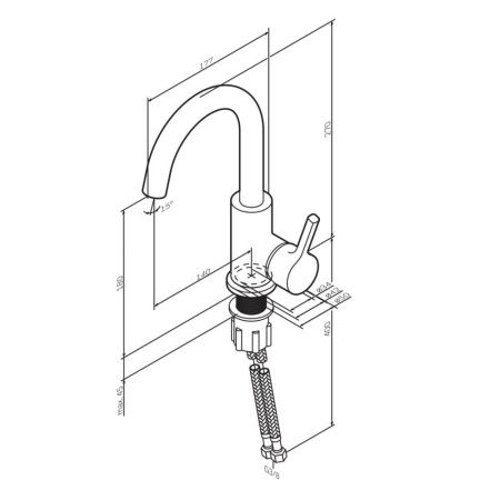 F85B02700  X-Joy S смеситель для раковины с поворотным изливом, хром F85B02700  X-Joy S смеситель для раковины с поворотным изливом, хром