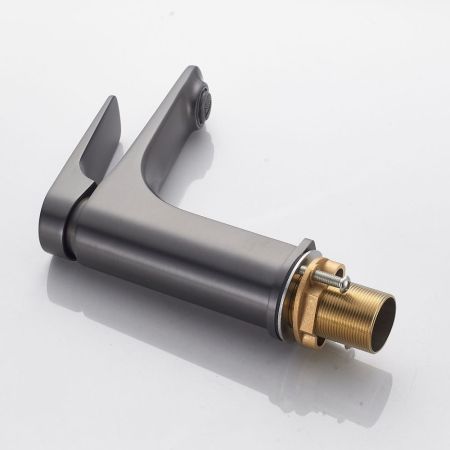 Смеситель для раковины Shevanik S4201T, оружейная сталь