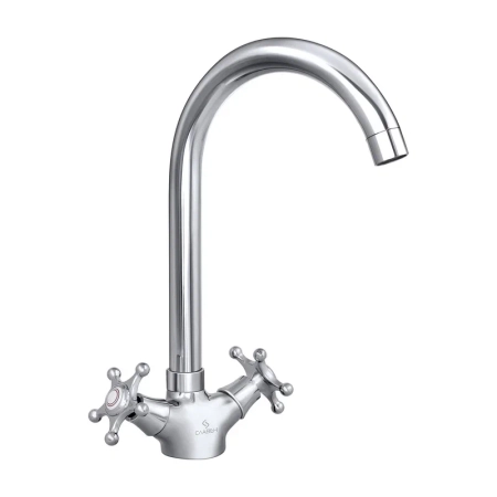 Смеситель для кухни Славен СЛ-ДВ-И22, хром