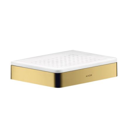 AXOR Universal Softsquare Мыльница/полка, цвет полированное золото, артикул 42803990