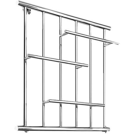 Водяной полотенцесушитель Ника Econ ПМ6 50x80 с полкой Хром, артикул ПМ 6 с пол 50 x 80