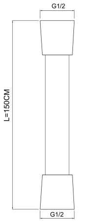 Шланг для душа Aquanet AF000-05B
