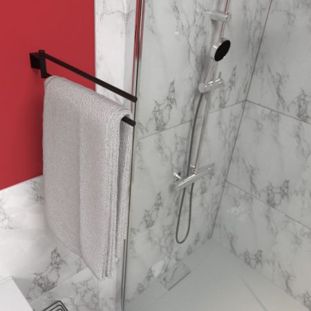 Полотенцедержатель FIXSEN TREND FX-97802A, черный, артикул FX-97802A