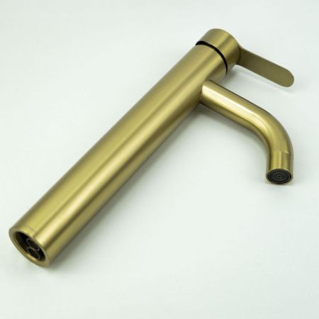 Смеситель для раковины Fmark FS8211C, матовое золото