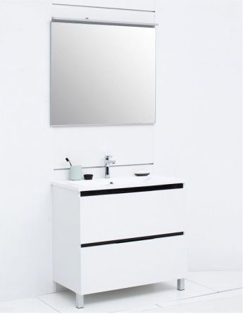 Зеркало De Aqua Сильвер 9075 серебро (без фацета), артикул SIL 405 090 S