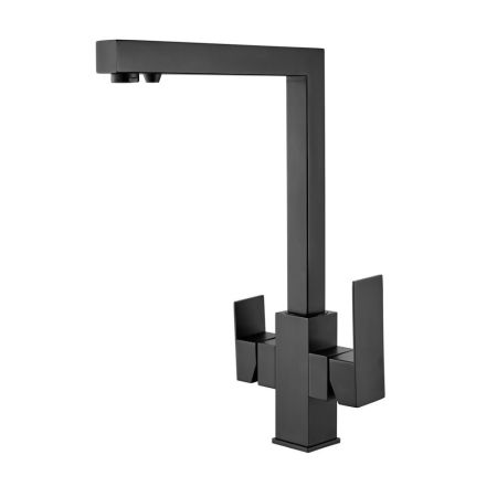 Смеситель для кухни с подключением фильтра Shevanik S148H, черный, артикул S148H