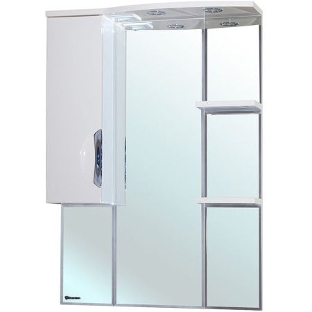 Зеркало со шкафом Bellezza Лагуна 85 L 4612114002014 с подсветкой L Белое Зеркало со шкафом Bellezza Лагуна 85 L 4612114002014 с подсветкой L Белое