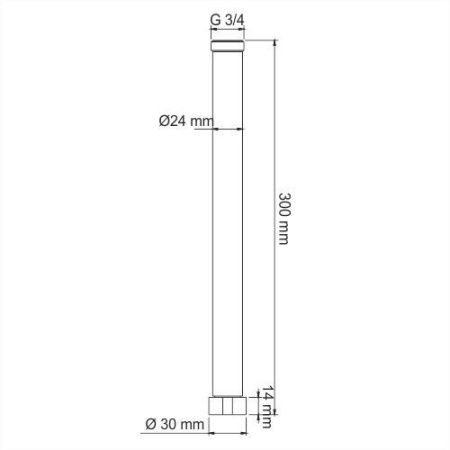 A132 Удлинитель для душевого комплекта A132 Удлинитель для душевого комплекта