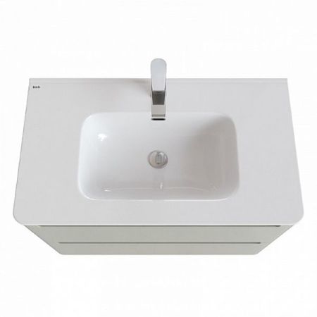 Тумба с раковиной Iddis Edifice 80 подвесная Фисташково-серая