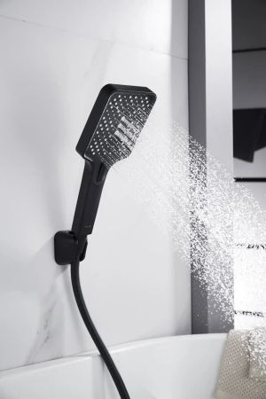 Смеситель для ванны Knotlor KN-22/BL, черный, артикул KN-22/BL