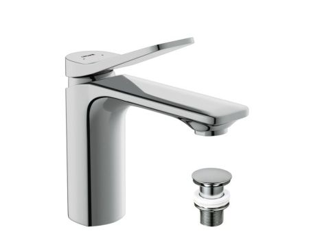 Смеситель для раковины Cersanit ODRA однорычажный клик клак (63050), артикул 63050