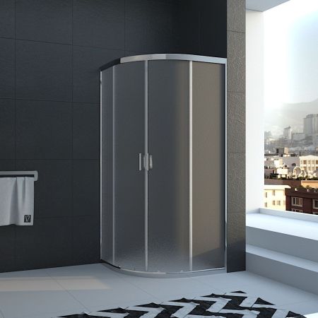 Душевой уголок Rovigo 80x80x195 Рифленое хром RV02-80PL-02-19C1, артикул RV02-80PL-02-19C1