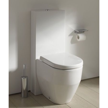 LAUFEN Pro  Унитаз напольный приставной с ОБОДКОМ 36х53х43 см, слив универсальный,цвет белый, артикул 8.2295.2.000.000.1