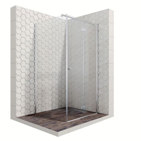 Душевой уголок Ambassador Diamond 12011106R-ST2, квадратный, линейный трап, 100х100, артикул 12011106R-ST2