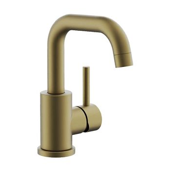 Смеситель для раковины BELZ B10810-5, брашированное золото