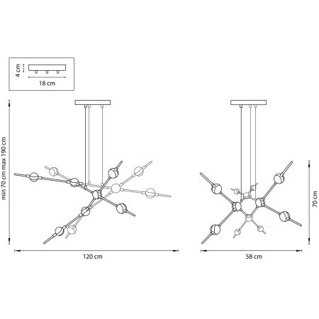 Люстра подвесная Bergamo Lightstar 745247, артикул 745247