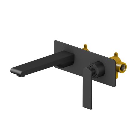 Смеситель для раковины встроенный Timo Anni 2771/03SM черный, артикул 2771/03SM