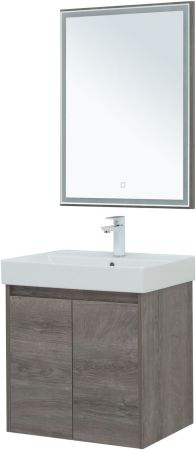 Мебель для ванной Aquanet Nova Lite 60 дуб рошелье (2 дверцы), артикул 00302533