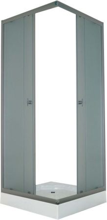 Душевой уголок Parly ZEQ811 80х193 профиль Матовый алюминиевый стекло матовое